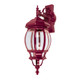 Vienna Large Downward Wall Light - Burgundy Finish / B22 Vienna Large Downward Wall Light - Burgundy Finish / B22